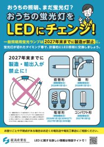 蛍光灯の製造禁止