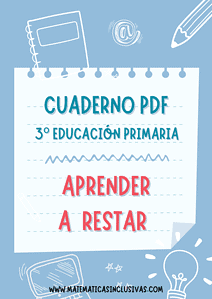CUADERNO RESTAR - 3 CURSO EDUCACION PRIMARIA