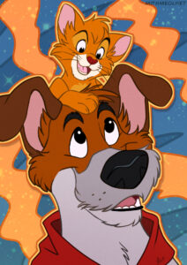 Oliver and Dodger from Oliver and company.