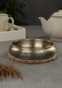 Bronze Bowl | Kansa Bela | Kansa Chola | Srikhand Bowl. 500 ml Capacity