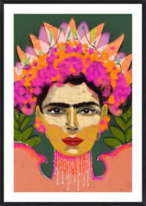 The Sense Of Colors - 5cm White Border