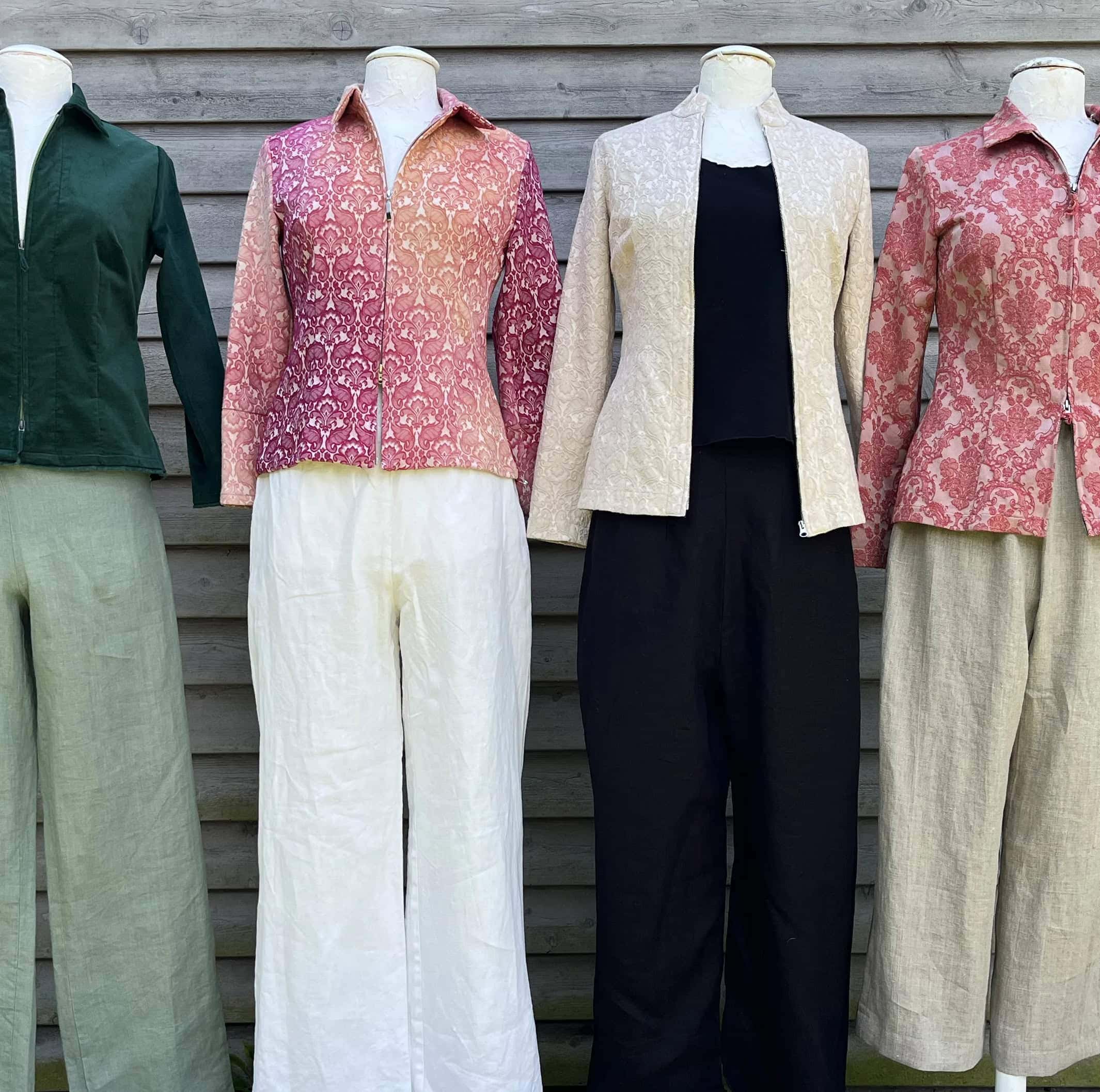 Baumwolljacken über leichten Shirts
für den Frühlingsanfang