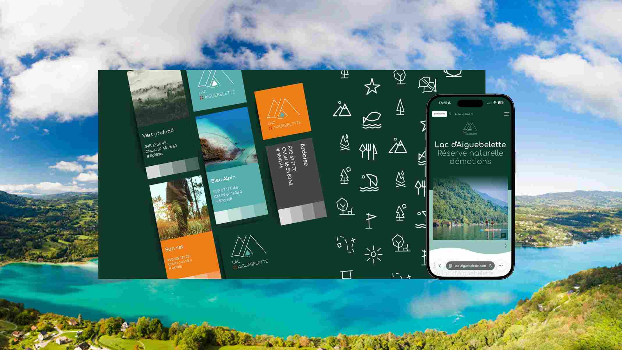 Paw-In - Agence de communication - réalisation -, création graphique et identité visuelle- Lac d'Aiguebelette