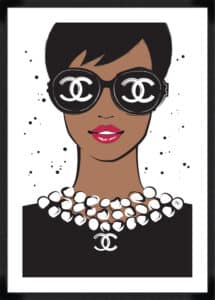 Chanel  Glasses - 5cm White Border