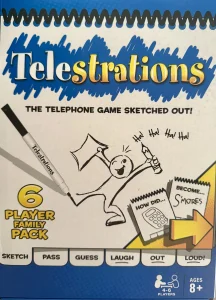Telestrations Drawing Board Game