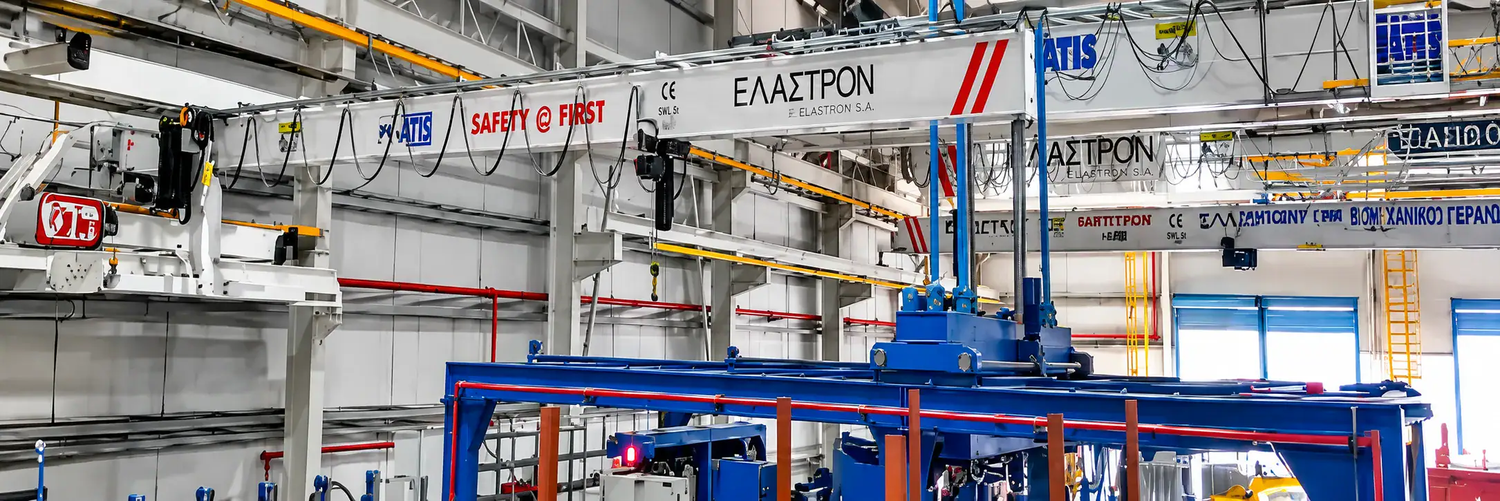Elastron – Wall Travelling Jib Crane 1.6 tn