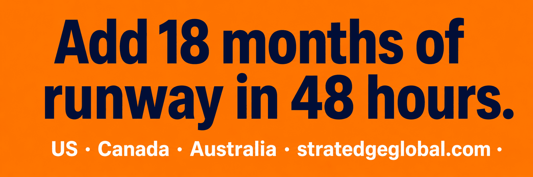 Extend startup runway 18 months StratEdge Global EOR US Canada Australia 2026