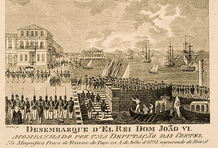 desembarque do rei d. joão VI.