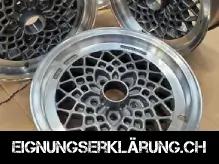 Fondmetal Porsche 911 Felgen Gutachten Eignungserklärung