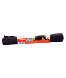 SACI MENAJ 120 L (70x114)/10 BUC.-350gr-negru-16 ROLE/BAX