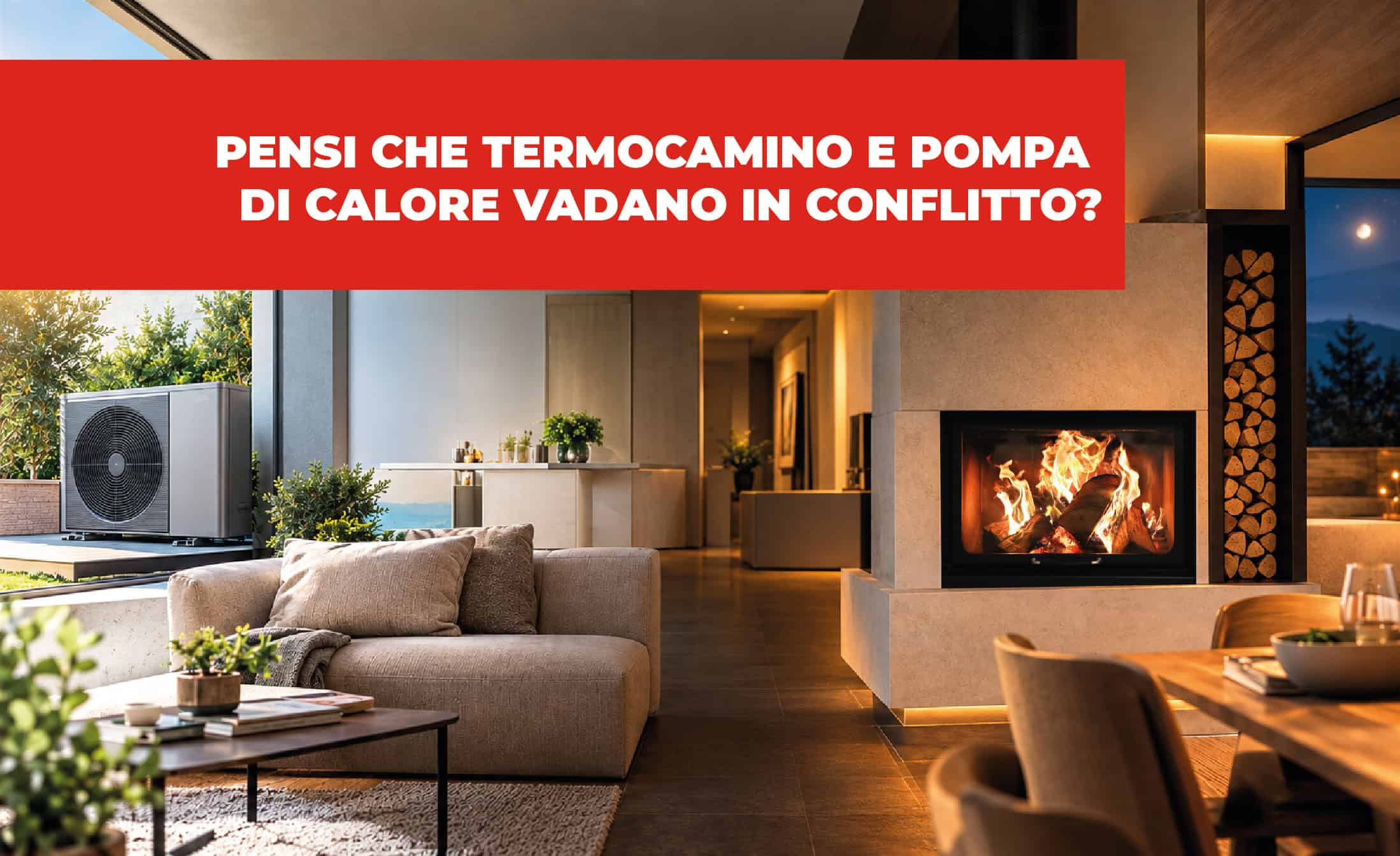 Scopri di più sull'articolo Pensi che Pompa di Calore e Termocamino vadano in conflitto? Ti spiego un falso mito…