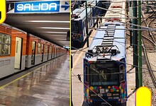 Línea 2 del Metro y el Tren Ligero