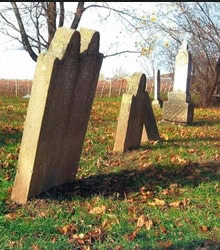 gravestones in niagara-on-the-lake
