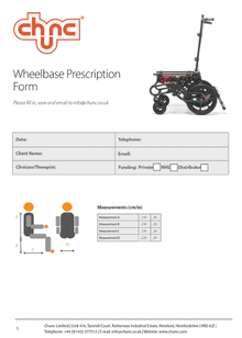 wheelbase prescription form