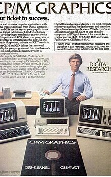 CP/M-Anzeige in der Infoworld (Foto: public domain via Wikimedia)