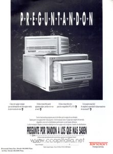 Werbung für ein Tandon-DataPac-Laufwerk (ca. 1987)