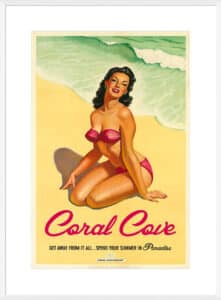 Coral Cove - 10cm Mount Board Box White