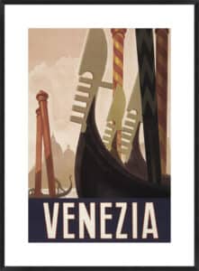 Venezia - 10cm Mount Board Box Black