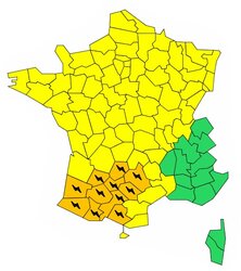 Orages : les Hautes-Pyrénées en alerte orange