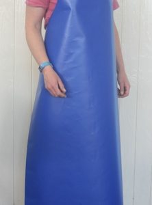 Wasschort blauw