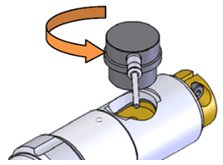 autolength on guns with wire brake