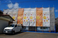 外壁塗装の養生シート