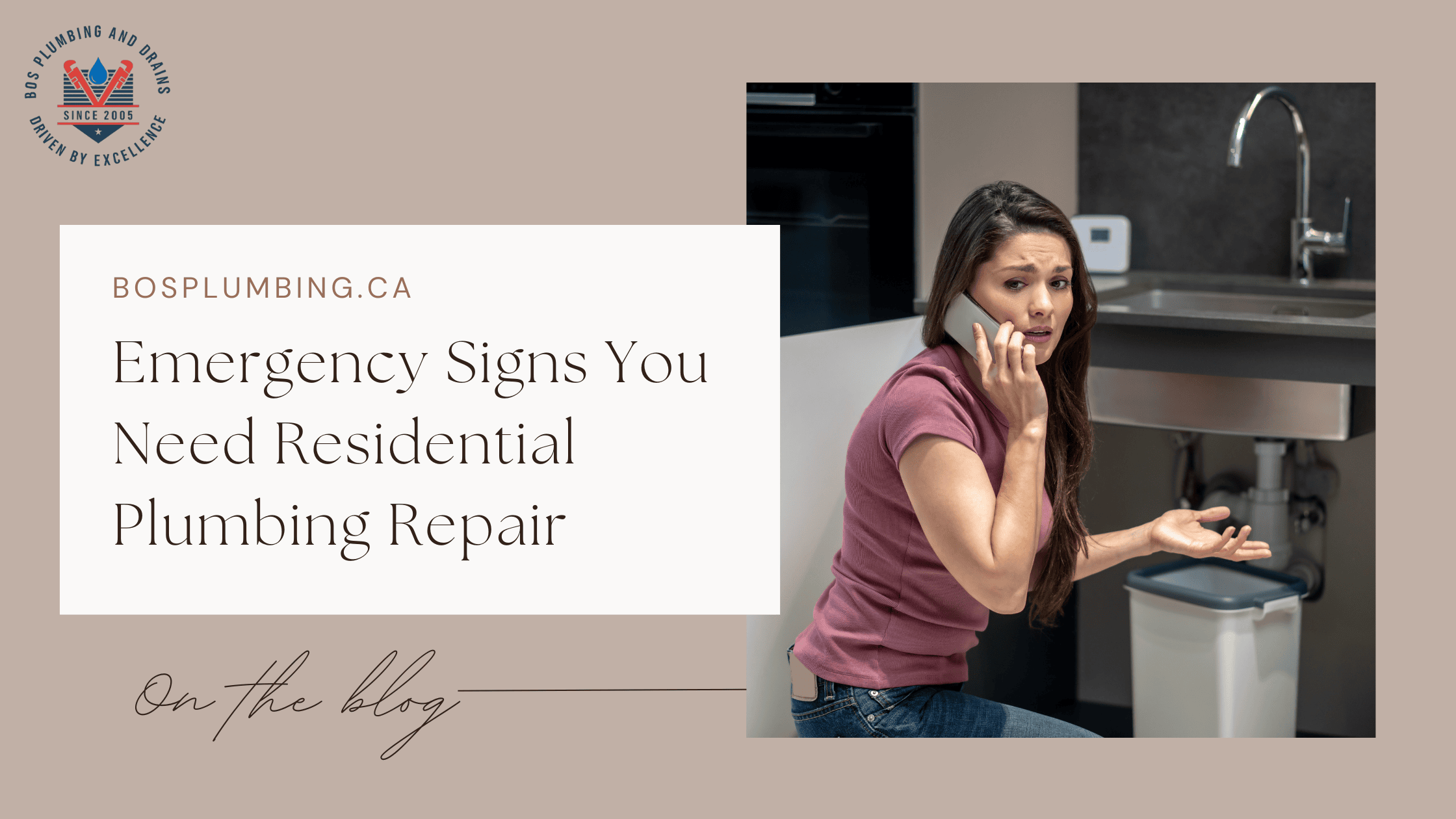 Emergency Signs You Need Residential Plumbing Repair - Cover