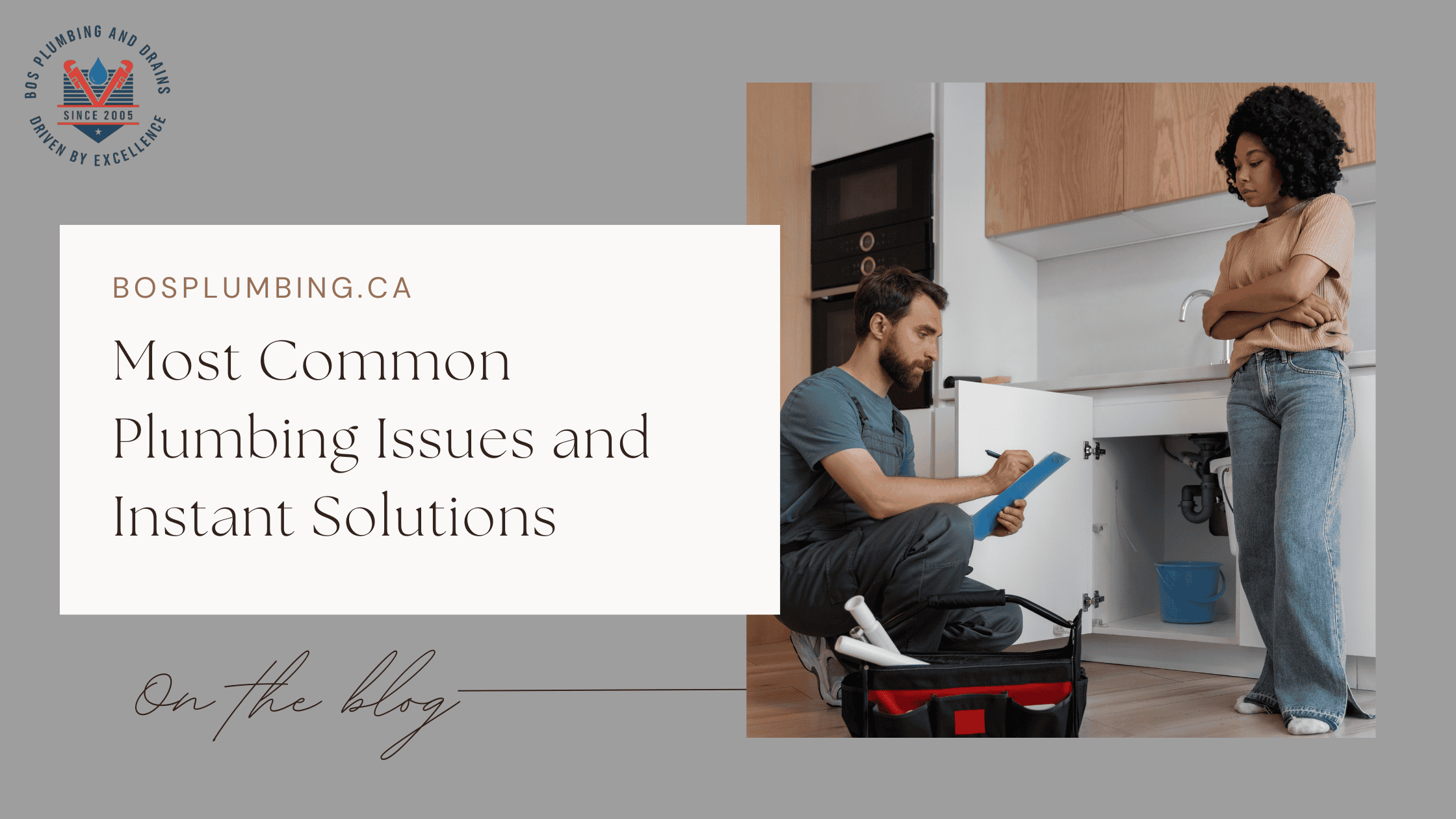 Most Common Plumbing Issues and Instant Solutions - Cover