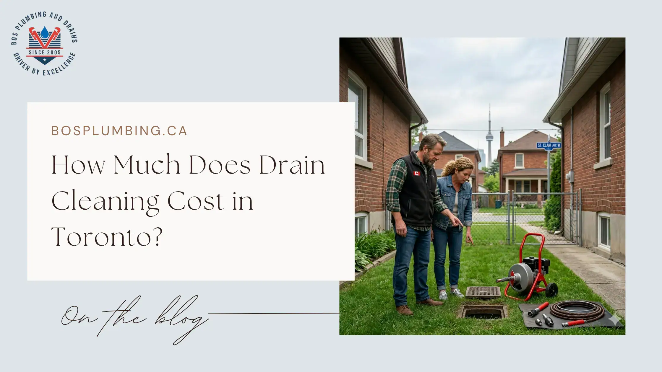 How Much Does Drain Cleaning Cost in Toronto