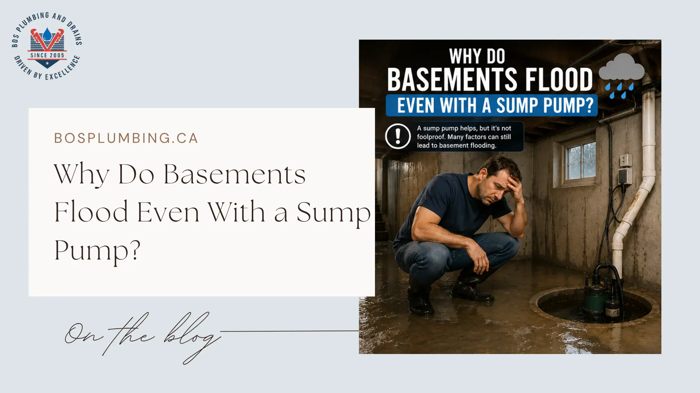 Why Do Basements Flood Even With a Sump Pump
