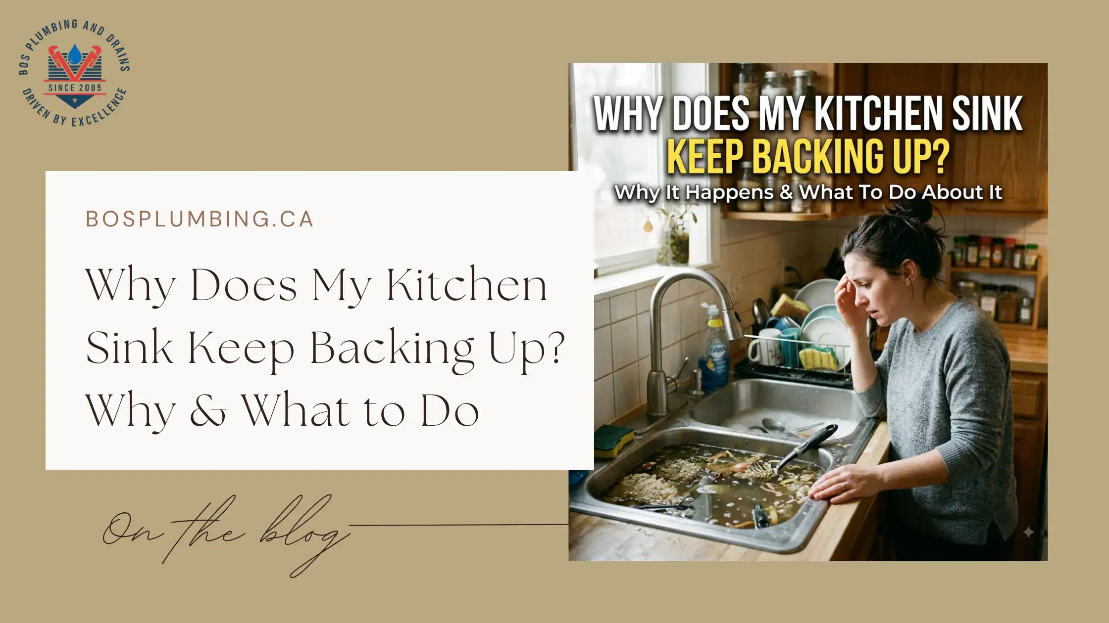 Why Does My Kitchen Sink Keep Backing Up Why & What to Do - Cover