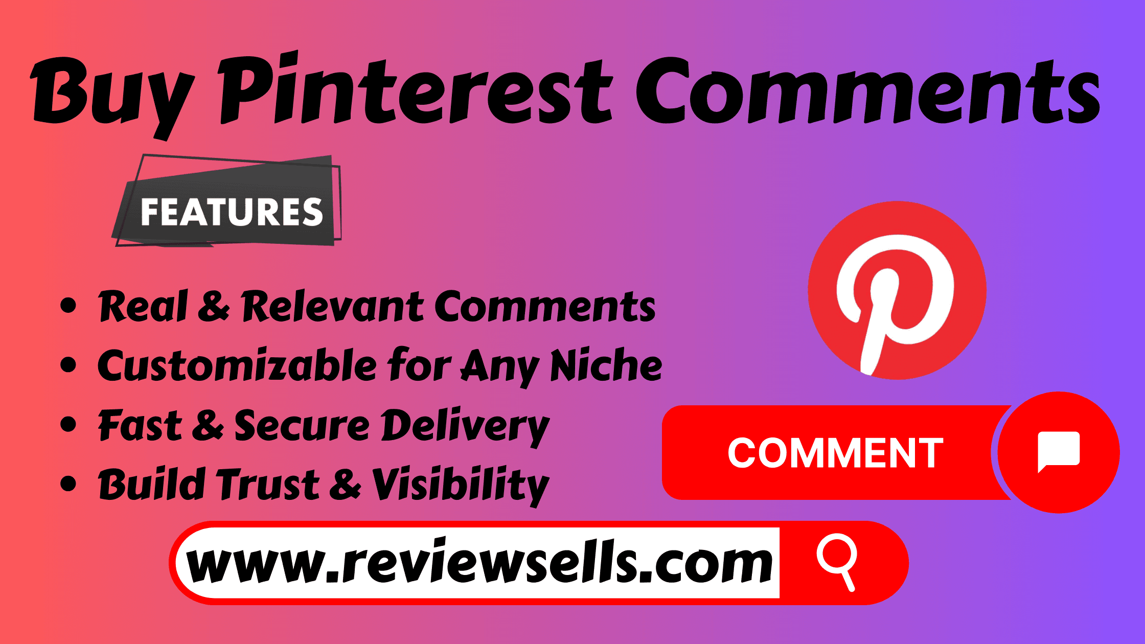 Buy Pinterest Comments 
