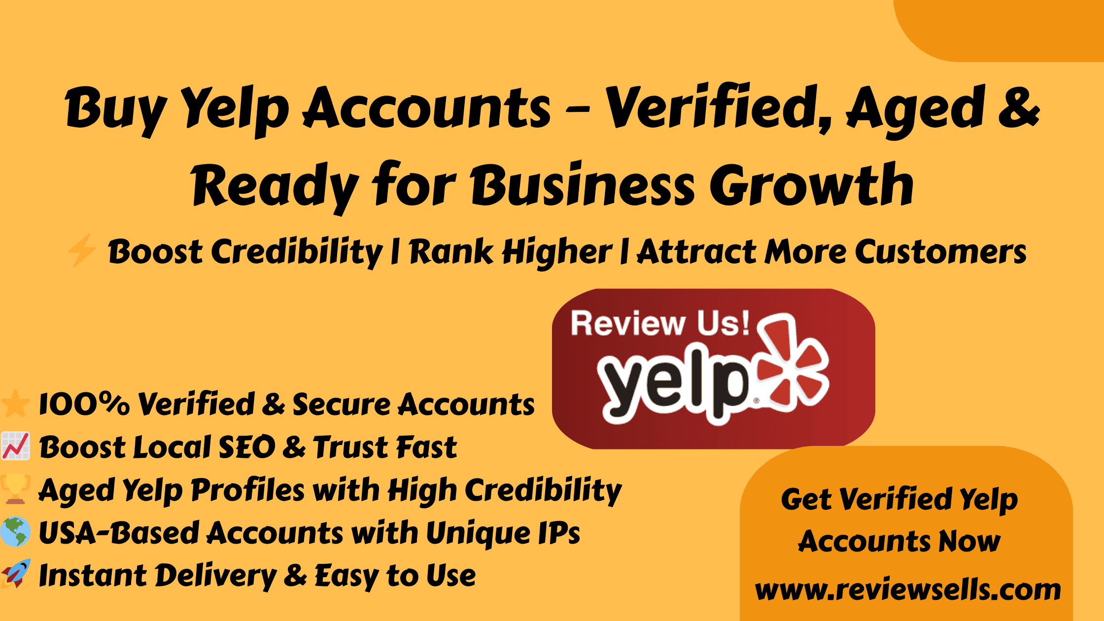 Buy Yelp Accounts 