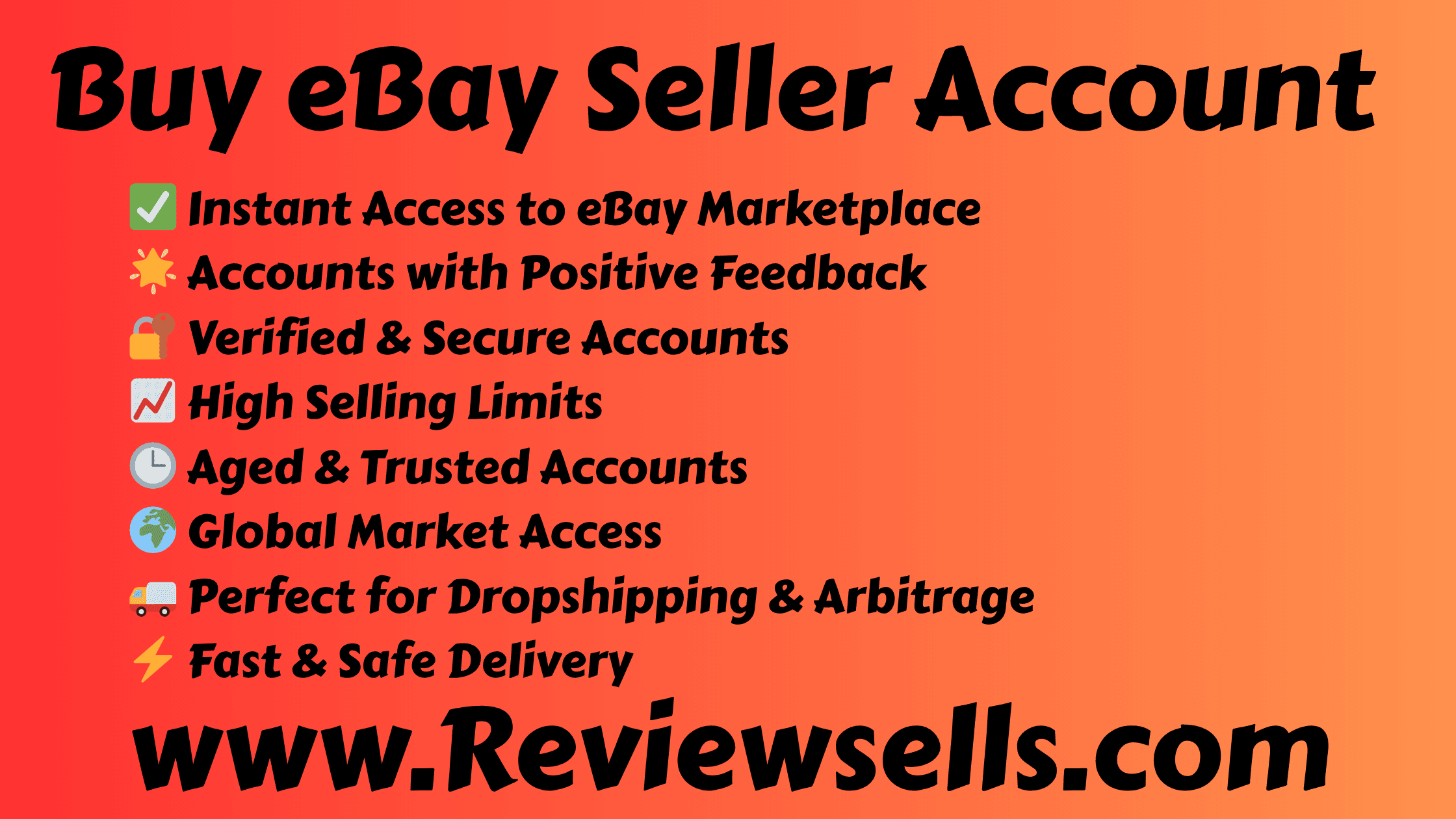 Buy eBay UK Seller Account
