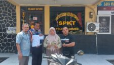 
Kesigapan Unit Reskrim Polsek Ligung, berhasil mengamankan sepeda motor dan diserahkan kembali kepada pemiliknya. 