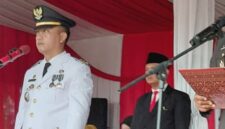 Camat Tanjungsiang Pimpin Upacara peringatan HUT ke-81 Kemerdekaan Republik Indonesia, berlangsung khidmat.