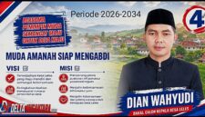 Dapat nomor urut 4, Dian Wahyudi usung transparansi dan gotong royong untuk Desa Leles. (Poto. Dok. H Kumar)
