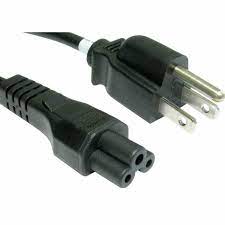 Cable de alimentación eléctrica para computadoras y dispositivos electrónicos, compatible con varias marcas y modelos.