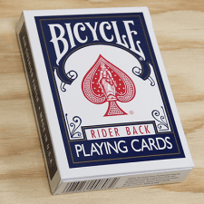 baraja bicycle rider back 808 poker azul