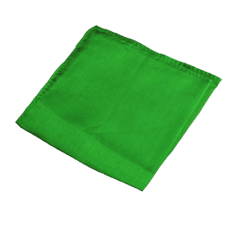 Pañuelos de seda 20×20 cm- verde