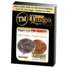 Moneda Flipper PRO GRAVITY (Medio Dolar/ Penique Inglés) Tango