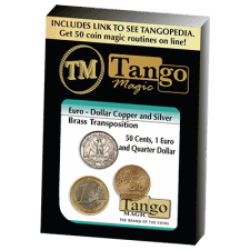 Silver Copper Brass Transposición (Euro-Dólar) set de monedas - Tango