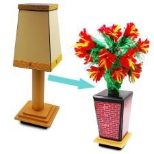 De Lámpara de mesa a florero
