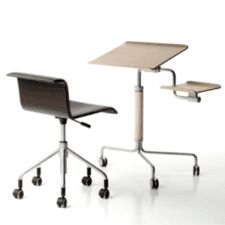 archimede è un tavolino perfetto per lo smartworking