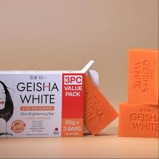 Geisha White savon 3 pièces