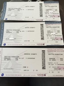 Frankfurt nach Doha in der Qatar Airways Business Class Qatar Airways Business Class