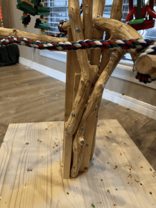 How to Make Wooden Bird Perches