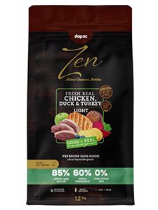 ZEN DOG LIGHT TURKEY, CHICKEN, DUCK 12 kg