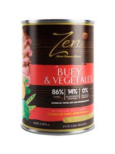ZEN PATE BUEY&VEGETALES 12×400 g
