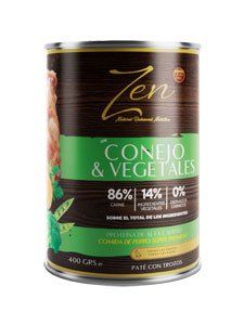 ZEN PATE CONEJO&VEGETALES 12×400 g
